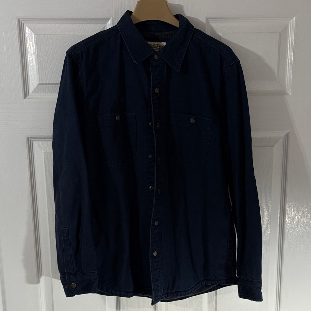 L.L. Bean Dark Blue Shirt Jacket